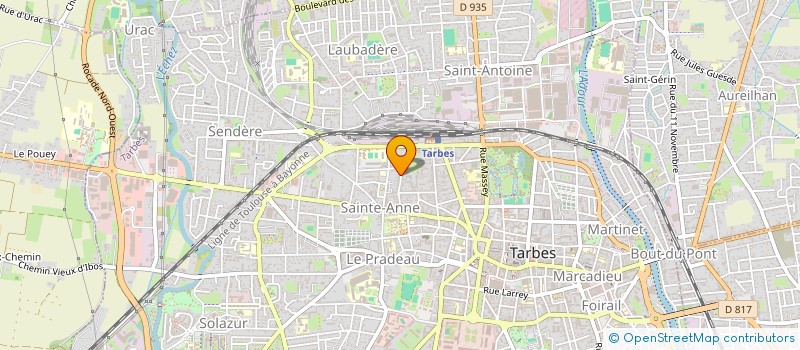 localisation de l'entreprise MONSIEUR ERWAN LE GLUDIC  TARBES