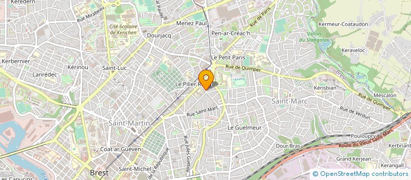 localisation de l'entreprise MONSIEUR ERWAN LE GOFF à BREST