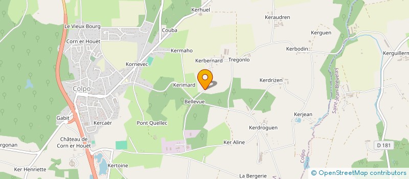 localisation de l'entreprise MONSIEUR ERWAN LE GOUGAUD  COLPO