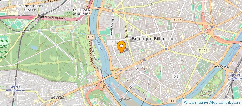 localisation de l'entreprise MONSIEUR ERWAN LE GREVES  BOULOGNE-BILLANCOURT