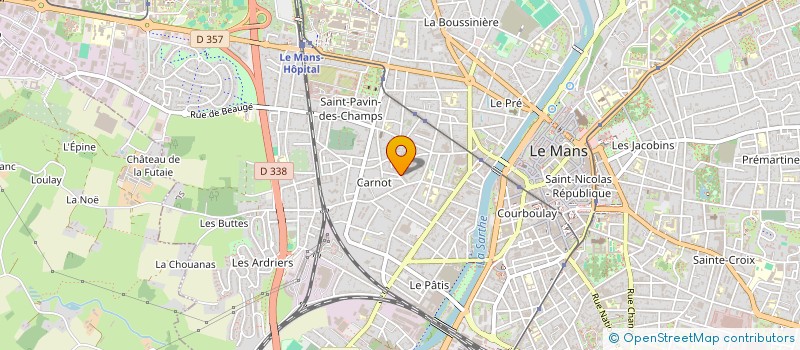 localisation de l'entreprise MONSIEUR ERWAN LE GUENNEC  LE MANS