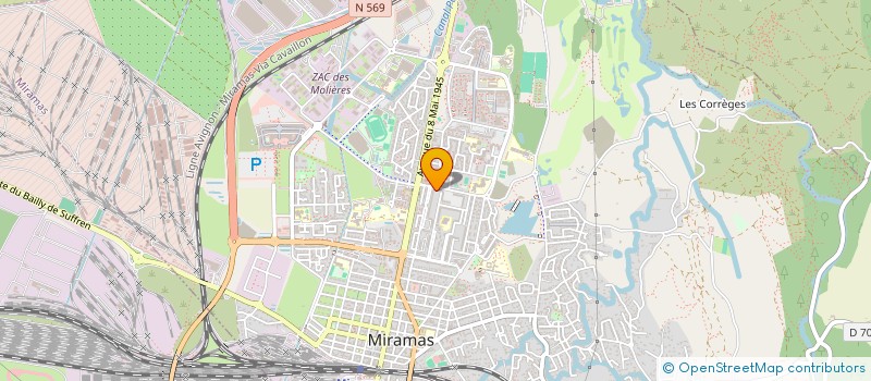 localisation de l'entreprise MONSIEUR ERWAN LE LAN  MIRAMAS