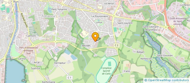 localisation de l'entreprise MONSIEUR ERWAN LE MAGUER  SENE