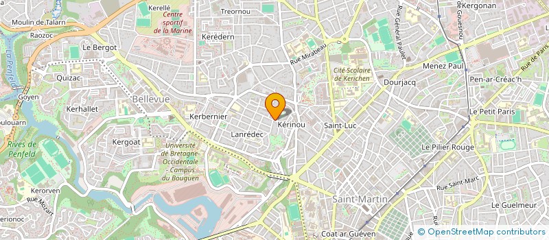 localisation de l'entreprise MONSIEUR ERWAN LE MEVEL à BREST