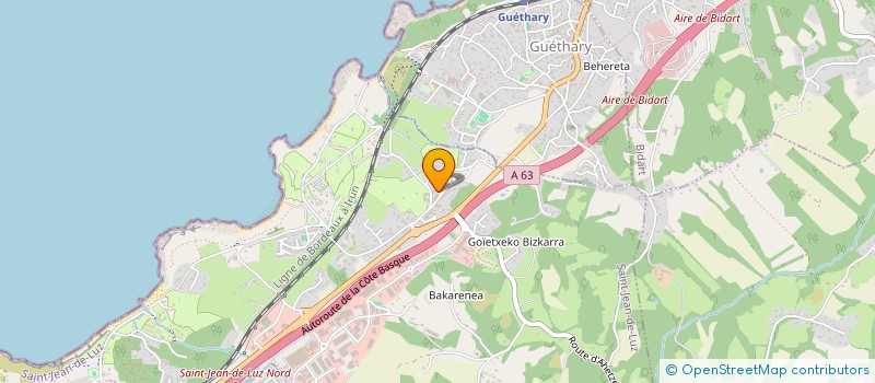 localisation de l'entreprise MONSIEUR ERWAN LE NAOUR  SAINT-JEAN-DE-LUZ