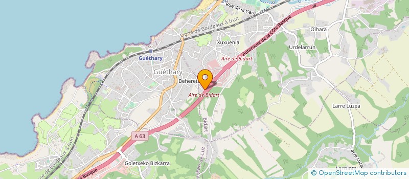localisation de l'entreprise MONSIEUR ERWAN LE PREVOST DE LA MOISSONNIERE à BIDART
