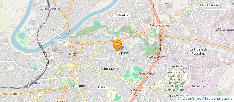 localisation de l'entreprise MONSIEUR ERWAN LE ROY  ALBI