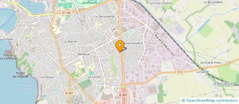 localisation de l'entreprise MONSIEUR ERWAN LE SCANFF  SAINT-MALO