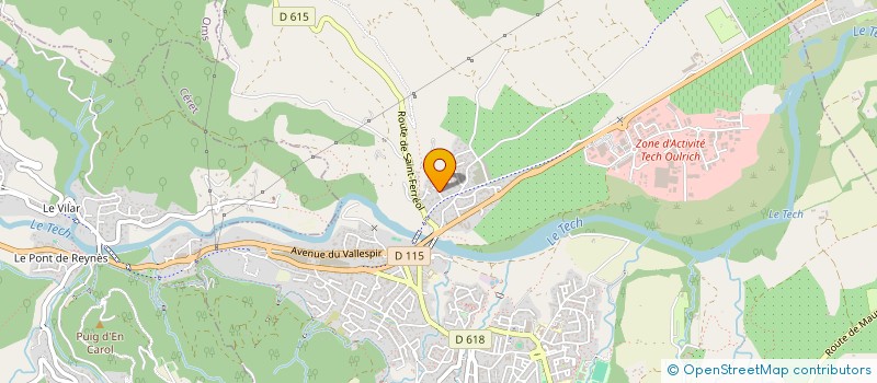 localisation de l'entreprise MONSIEUR ERWAN LE YAOUANQ  CERET