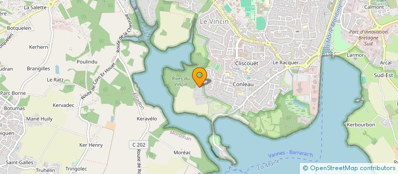 localisation de l'entreprise MONSIEUR ERWAN LEBEAU à VANNES