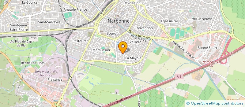 localisation de l'entreprise MONSIEUR ERWAN LEBORGNE à NARBONNE
