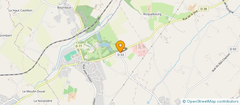 localisation de l'entreprise MONSIEUR ERWAN LECARPENTIER  CANISY