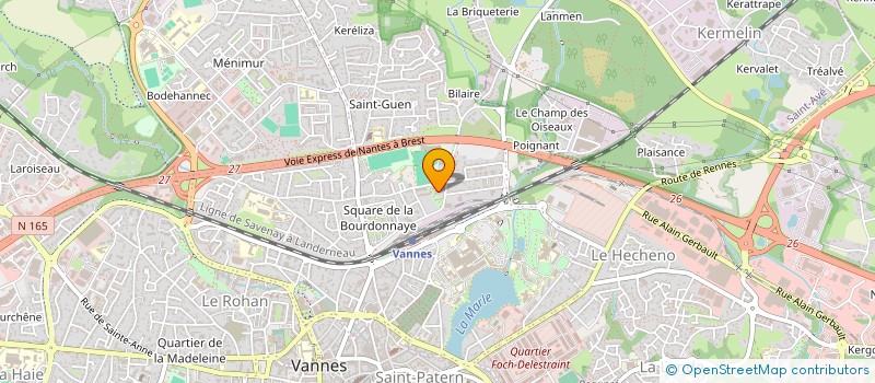 localisation de l'entreprise MONSIEUR ERWAN LEDOUBLE  VANNES