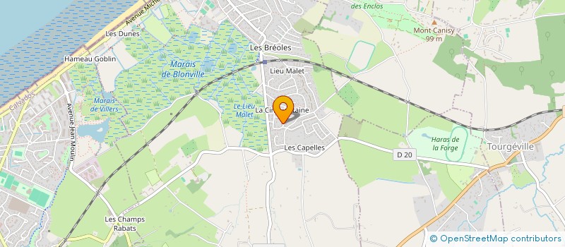localisation de l'entreprise MONSIEUR ERWAN LEJEUNE à BLONVILLE-SUR-MER