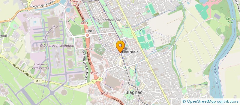 localisation de l'entreprise MONSIEUR ERWAN LEMAITRE à BLAGNAC