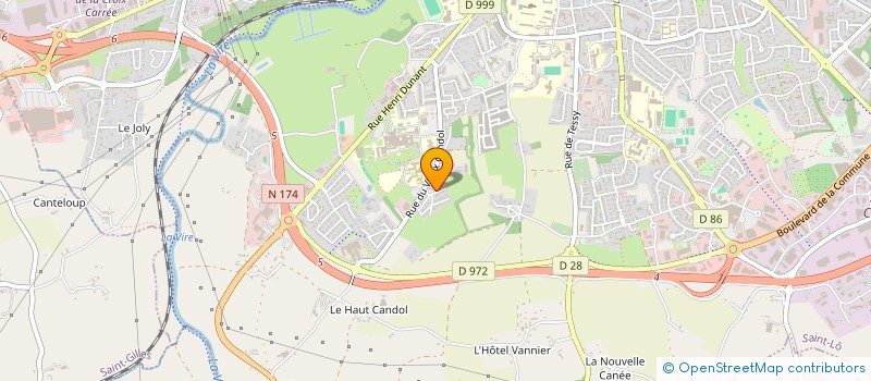 localisation de l'entreprise MONSIEUR ERWAN LENGRONNE  SAINT-LO