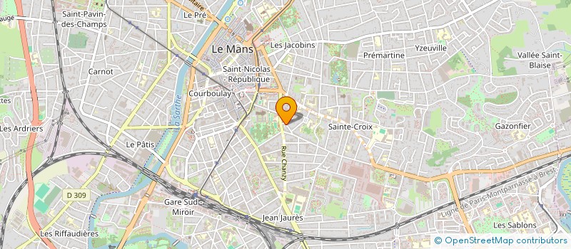 localisation de l'entreprise MONSIEUR ERWAN LENORMAND  LE MANS