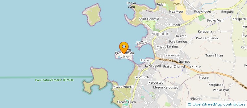 localisation de l'entreprise MONSIEUR ERWAN LESCOP  LANDUNVEZ