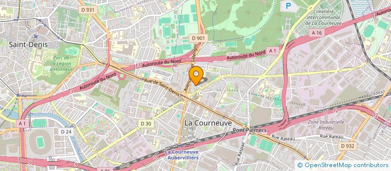 localisation de l'entreprise MONSIEUR ERWAN LIGNEUL à LA COURNEUVE