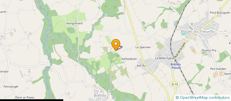 localisation de l'entreprise MONSIEUR ERWAN LOGIOU  PLOUEC-DU-TRIEUX