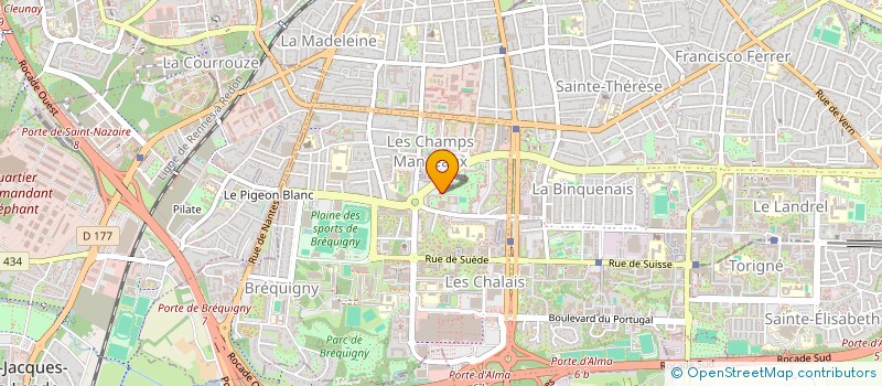 localisation de l'entreprise MONSIEUR ERWAN MACHEFAUX  RENNES