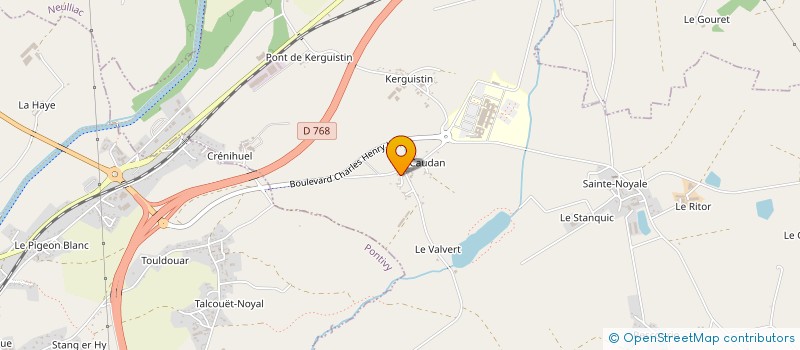 localisation de l'entreprise MONSIEUR ERWAN MAHE  NOYAL-PONTIVY