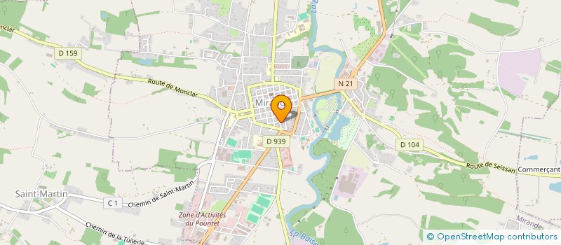 localisation de l'entreprise MONSIEUR ERWAN MAKELA MASSAMBA-LAGARDE  MIRANDE