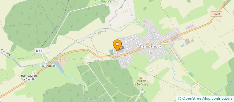 localisation de l'entreprise MONSIEUR ERWAN MARHADOUR  CHAMPENOUX