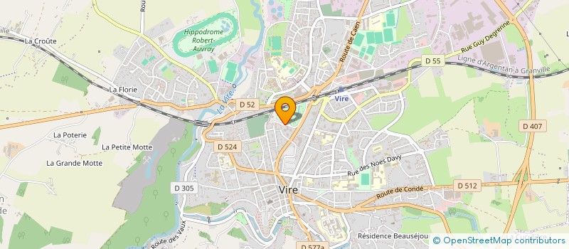 localisation de l'entreprise MONSIEUR ERWAN MARIE  VIRE NORMANDIE