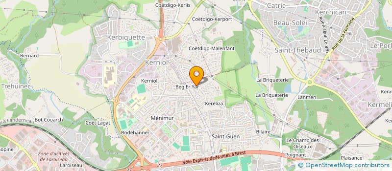 localisation de l'entreprise MONSIEUR ERWAN MARTINEAU à VANNES