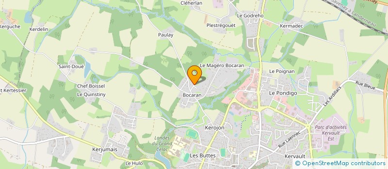 localisation de l'entreprise MONSIEUR ERWAN MENARD  QUESTEMBERT