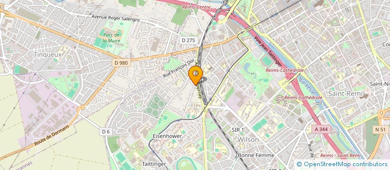 localisation de l'entreprise MONSIEUR ERWAN MIARD  REIMS