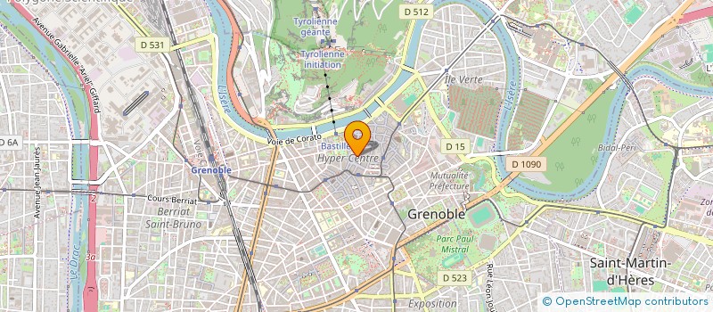 localisation de l'entreprise MONSIEUR ERWAN MIOSSEC  GRENOBLE