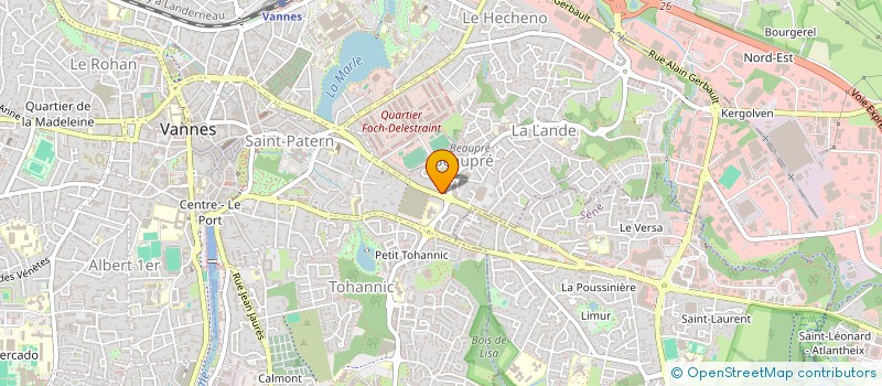 localisation de l'entreprise MONSIEUR ERWAN MOAL à VANNES