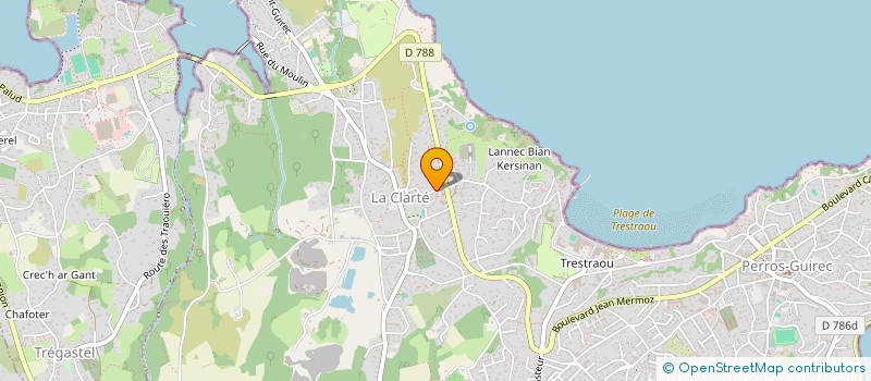 localisation de l'entreprise MONSIEUR ERWAN MOAL  PERROS-GUIREC