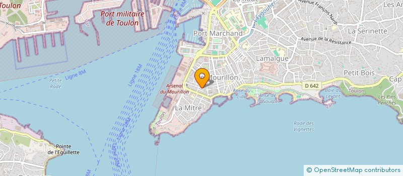 localisation de l'entreprise MONSIEUR ERWAN MOLINA D'ARANDA DE DARRAX  TOULON