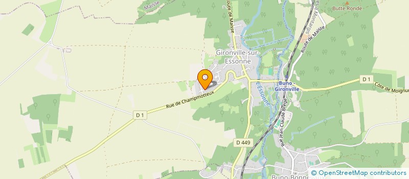 localisation de l'entreprise MONSIEUR ERWAN MONTEIRO  GIRONVILLE-SUR-ESSONNE
