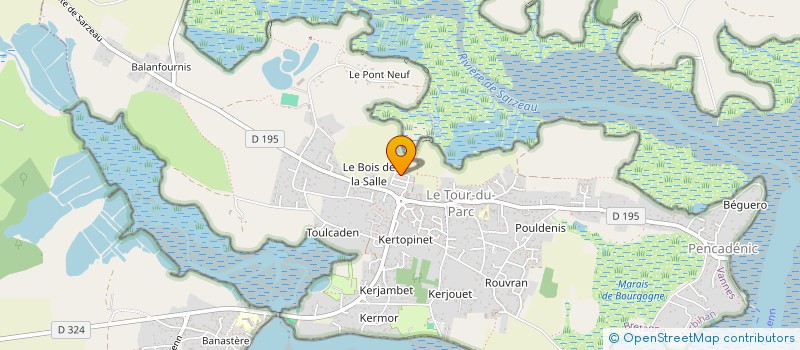 localisation de l'entreprise MONSIEUR ERWAN MONTFORT  LE TOUR-DU-PARC