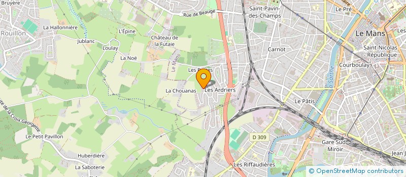 localisation de l'entreprise MONSIEUR ERWAN MOREIRA LOUREIRO  LE MANS