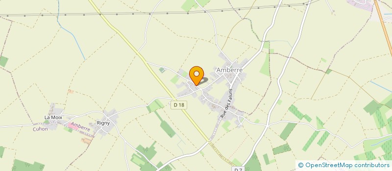 localisation de l'entreprise MONSIEUR ERWAN NAUDON  AMBERRE