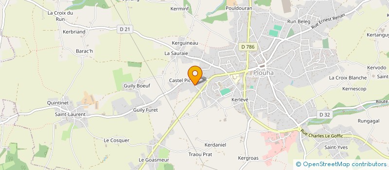 localisation de l'entreprise MONSIEUR ERWAN OLLIVIER-HENRY à PLOUHA