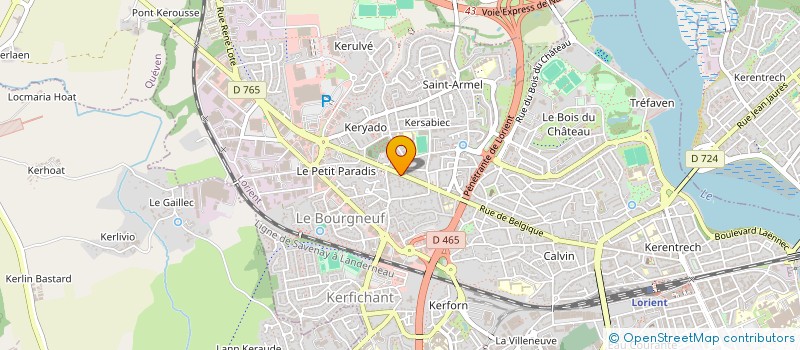 localisation de l'entreprise MONSIEUR ERWAN OTERO Y ALONSO  LORIENT