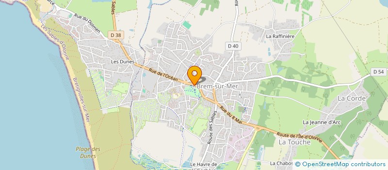 localisation de l'entreprise MONSIEUR ERWAN PAILLE à BREM-SUR-MER