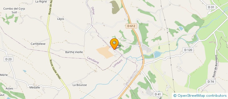 localisation de l'entreprise MONSIEUR ERWAN PALOUS  DENAT