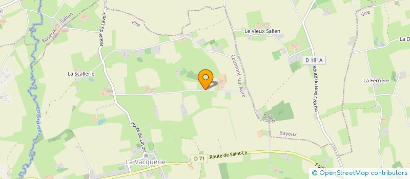 localisation de l'entreprise MONSIEUR ERWAN PANNIER  CAUMONT-SUR-AURE