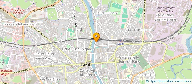 localisation de l'entreprise MONSIEUR ERWAN PELAN à LAVAL