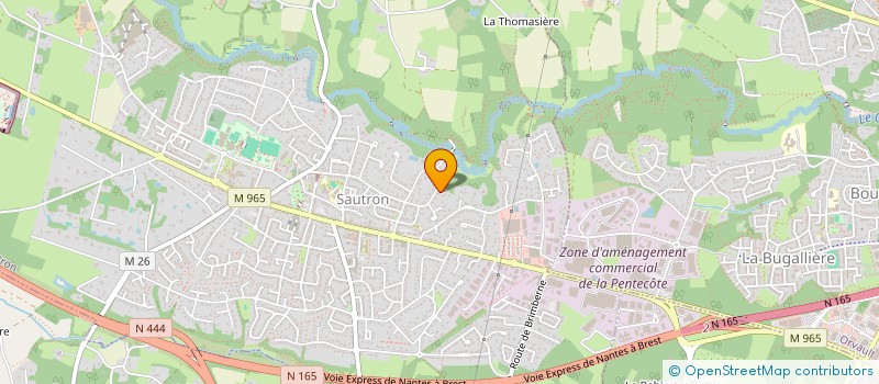 localisation de l'entreprise MONSIEUR ERWAN PERDRIAU  SAUTRON