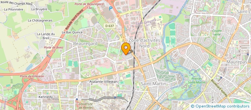 localisation de l'entreprise MONSIEUR ERWAN PERESSE  RENNES