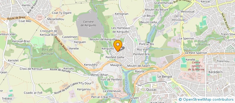 localisation de l'entreprise MONSIEUR ERWAN PEREZ à BOHARS