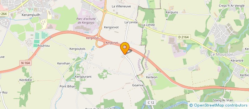 localisation de l'entreprise MONSIEUR ERWAN PEURON à CARHAIX-PLOUGUER